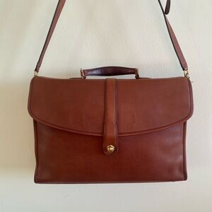 Rare Vintage Coach Burgundy Stanton Briefcase (5272)